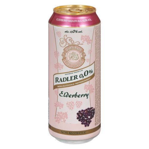 Zahringer - Non-Alcoholic Elderberry Radler Beer, 0.0%
