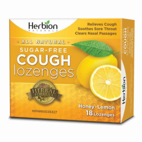 Herbion - Cough Lozenges Honey Lemon Sugar Free