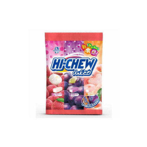 Hi Chew - Selected Fruits Mixed Flavours, Lychee, Grape, Peach