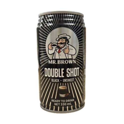 MR BROWN - MRBRN DOUBLE SHOT ESPRESSO BLACK COF