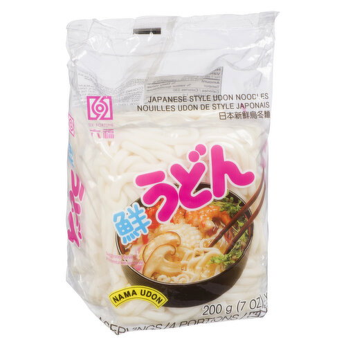 Six Fortune - Japanese Style Udon Noodles, 4 pcs
