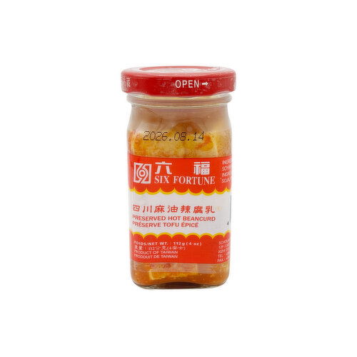 Six Fortune - PRESERVE HOT BEANCURD