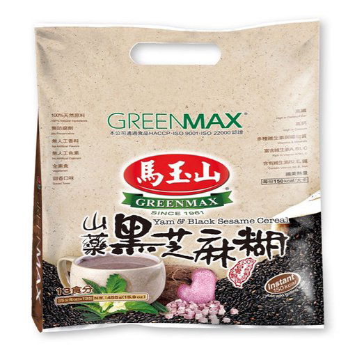 GREENMAX - Yam/Black Sesame Cereal