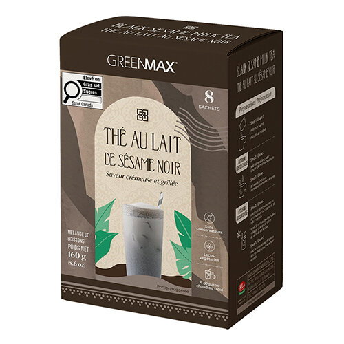 GREENMAX - BLACK SESAME MILK TEA