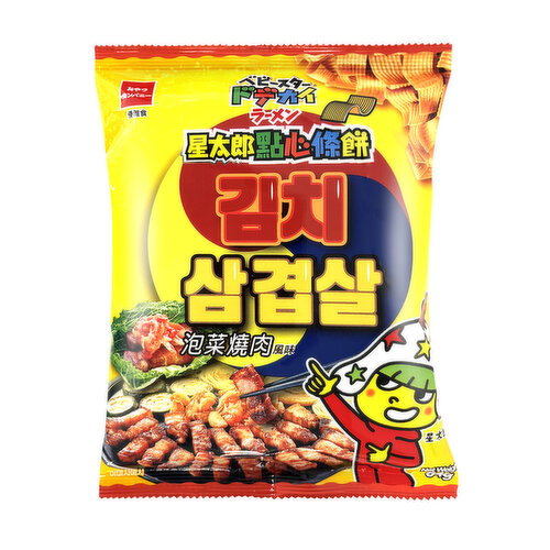 Oyatsu - Wide Cracker, Kimchi BBQ Flavour