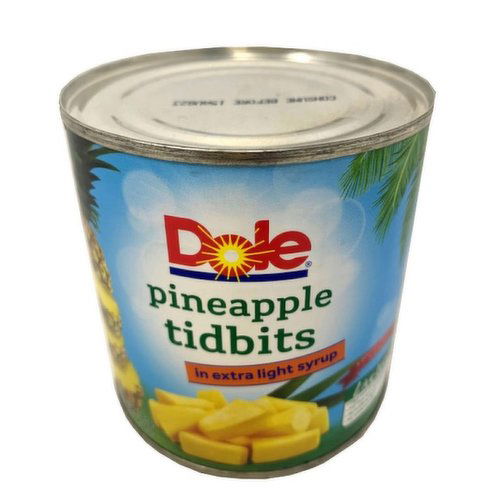 Dole - Pineapple Tidbits Extra Light Syrup