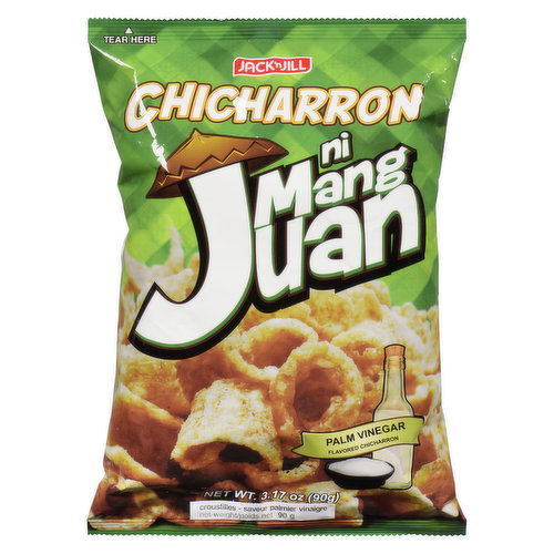 Jack'n Jill - Ni Mang Juan Palm Vinegar Chicharron Chips