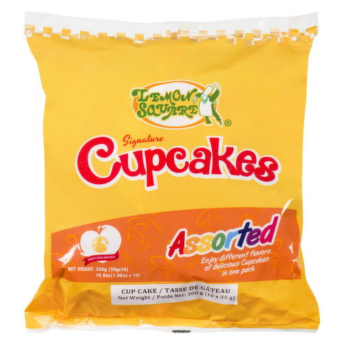 Lemon Square - Assortd Cupcakes