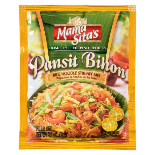 Mama Sita's - Pancit Bihon  Rice Noodle Stir Fry Mix