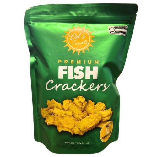 DDS Treats - Premium Fish Crackers Salt Vinegar