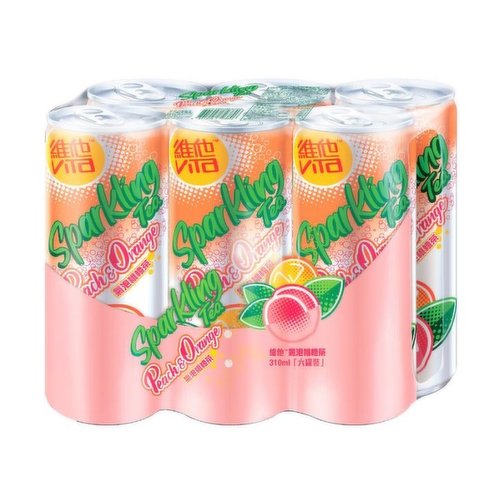 Vitasoy - Sparkling Peach Orange Tea