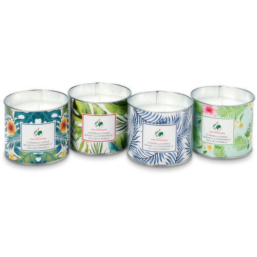 Outdoor Lighting - Citronella Candle In Tin