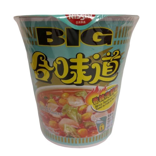 NISSIN - Big Cup Noodle - Spicy Seafood Flavour