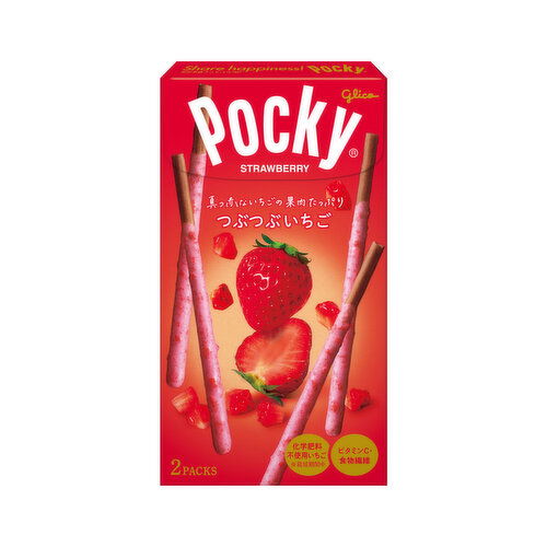 Glico - POCKY CRUSHED STRAWBERRY