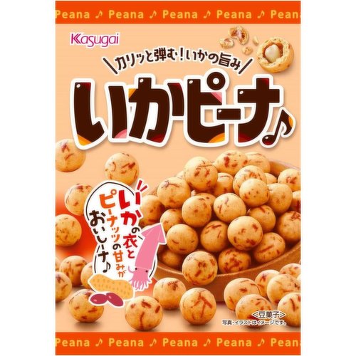 Kasugai - Peanut Ika Zipper Bag