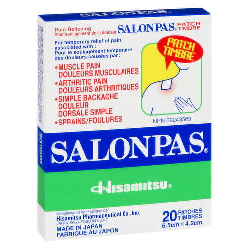 Salonpas - Pain Relieving Patch