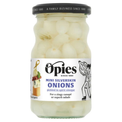 Opies - Mini Silverskin Onion In Spirit Vinegar