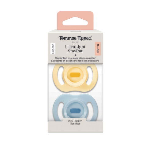Tommee Tippee - Ultra Light Stay Put pacifier - 0-6 months