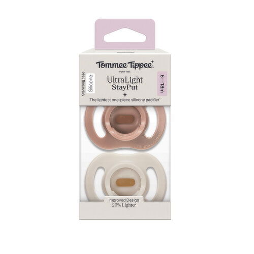 Tommee Tippee - Ultra Light Stay Put pacifier - 6-18 months
