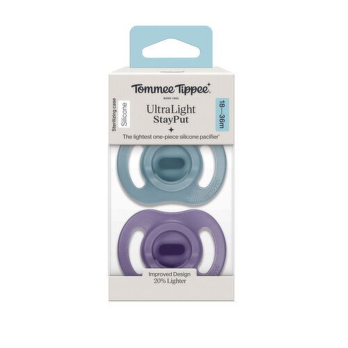 Tommee Tippee - Ultra Light Stay Put pacifier - 18-36 months