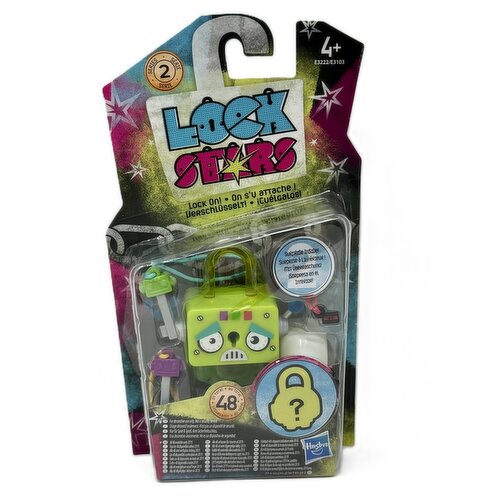 Hasbro - Lock Stars Lock On Fig Green Robot