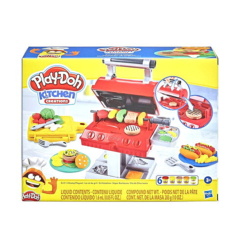 Playdoh - Kitchen Creations Grill N Stamp Playset