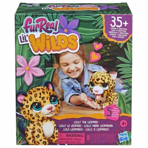 FurReal - Lil Wilds Lolly the Leopard Electronic Plush Pet Toy