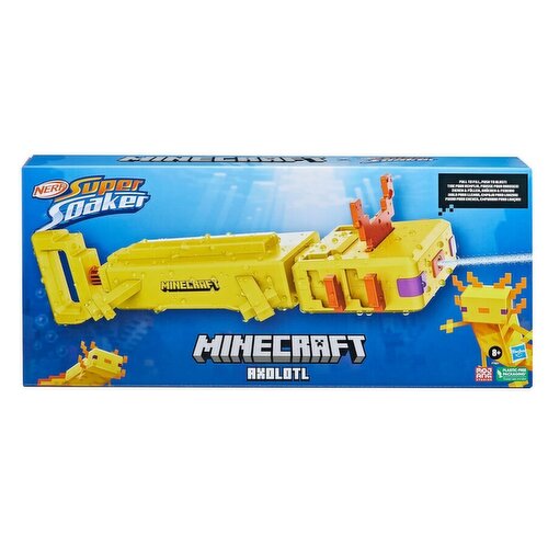 Nerf - Minecraft Axolotl Water Blaster