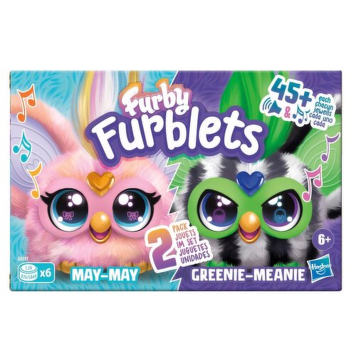 Furby Furblets - 2 Pack Fierce & Fabulous, Greenie-Meanie & May-May