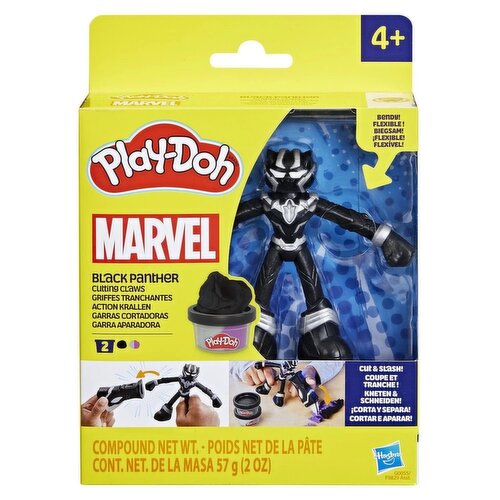 Play Doh - Black Panther with Cutting Claws