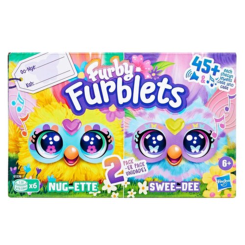 Furby Furblets - 2 Pack Spring Mini Friends, Nug-Ette & Swee-Dee