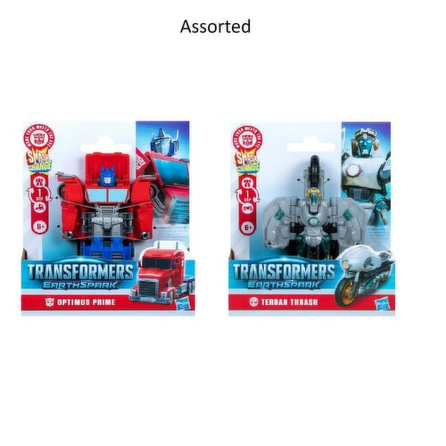 Transformers - Earth Spark1-Step Smash to Change Action Figure, Assorted