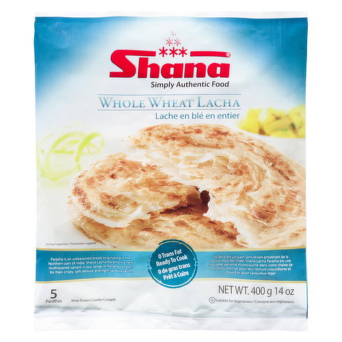 Shana - Whole Wheat Lachha Paratha