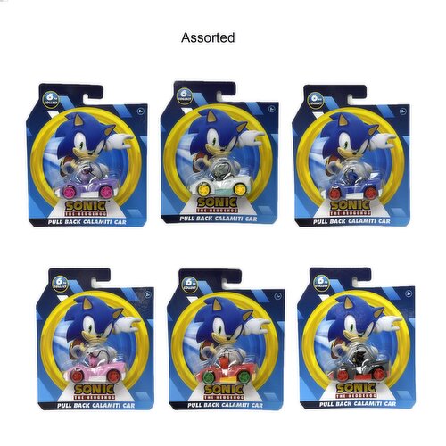 Sonic - PullBack Assorted Calamiti Cars 7cm