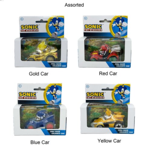 Sonic - Pull Back Calamiti Car 9cm