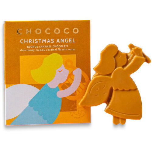 CHOCOCO - Blonde Chocolate Christmas Angel Bar