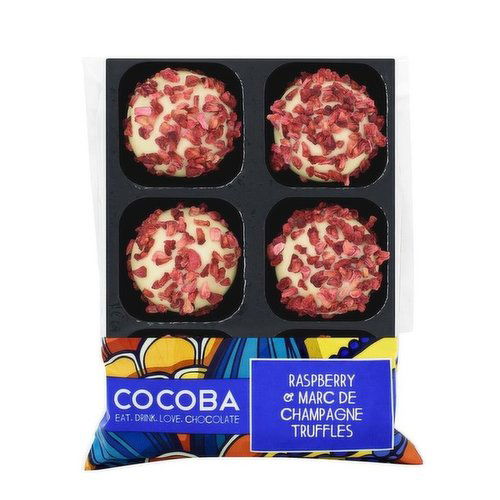 COCOBA - Raspberry & Marc de Champagne Truffles