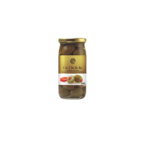 Iliada - Green Olives Stuffed with Red Peppers