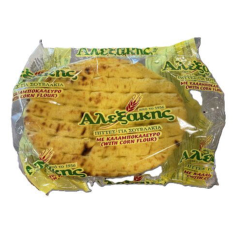 Alexakis - Greek Corn Pita 6Pc