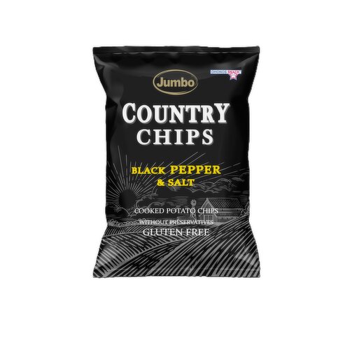 Jumbo - Country Chips Black Pepper Salt