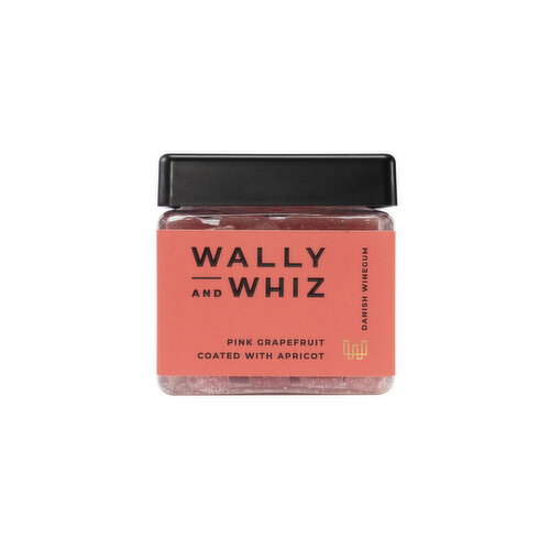 Wally and Whiz - Pink Grapefruit coated with Apricot