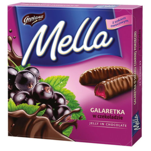 Goplana - Mella Blackcurrant Jelly in Chocolate