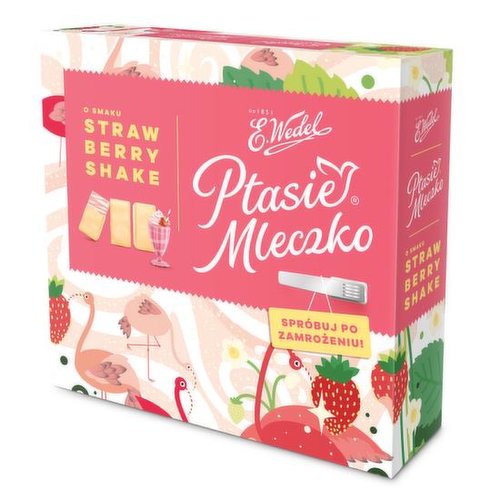 Wedel - Ptasie mleczko - strawberry shake flavor