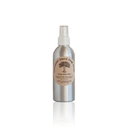 Vancouver Island Soap Works - Natural Essential Oil Room Spray - Grey Slate Mist