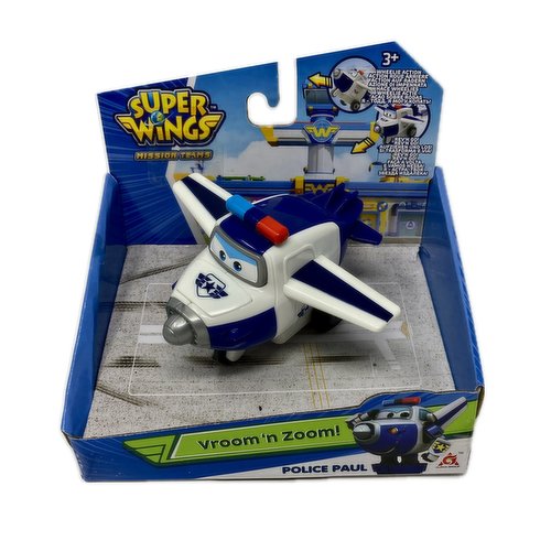 Super Wings - Vroom N Zoom Police Paul