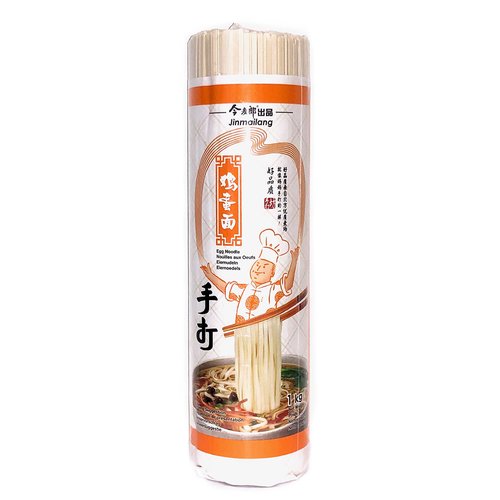 Hualong - Wide Dried Egg Noodles- Med