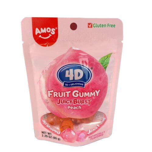 AMOS - 4D FRUIT GUMMY PEACH BURST