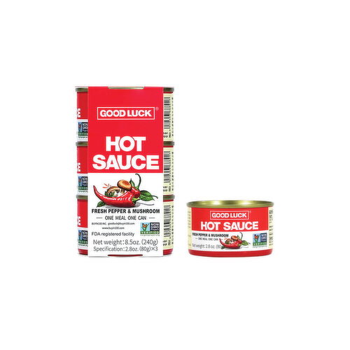 GOOD LUCK - Hot Sauce - Fresh Pepper & Mushroom