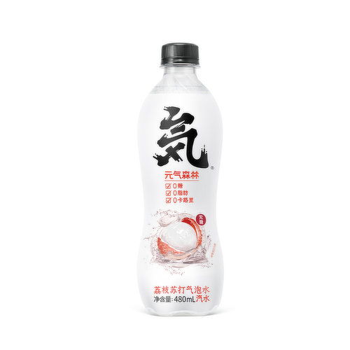 Genki Forest - LYCHEE SPARKLING WATER