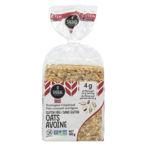 Sigdal Bakeri - Crispbread - Oats